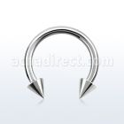 cbecn25 barbell circular acero quirurgico conos 2 5mm distribuidor mayorista