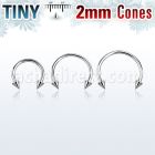 cbecn2 barbell circular acero quirurgico 1mm conos 2mm distribuidor