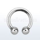 cbr6 barbell circular acero quirurgico 4mm bolas 8mm rosca interna al por mayor