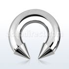 cbrcn0 barbell circular acero quirurgico 8mm conos 10mm rosca interna mayorista