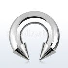 cbrcn2 barbell circular acero quirurgico 6mm conos 8mm rosca interna al por mayor