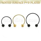 cbstfo4l barbell circular diametro acero 316l anodizado bolas 4mm acero esmerilado usar como arete al por mayor