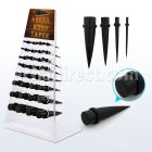 dapg66 display 32 expansores madera areng anillos goma dobles 2mm 10mm al por mayor