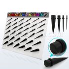 dmxp9 display 36 expansores madera areng anillo goma 3mm 10mm mayorista