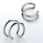 ecf clip helix falso clip acero quirurgico doble aro venta