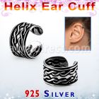 ehvcf12 piercing helix tipo ear cuff plata esterlina patron cadenas dobles venta