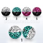 emfr8 bola 8mm multi cristal ferido colores rosca venta