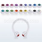 fcbeajb3 barbell circular bio flexible bolas 3mm joya bisel venta