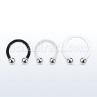 fcbeb barbell circular bio flexible bolas 3mm acero venta