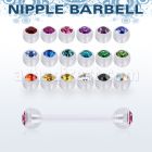fnpajb5 bioflex barbell pezon bolas 5mm joya bisel venta