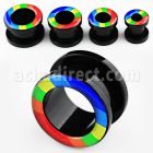 ftab dilatacion tunel tornillo acrilico negro logo colores arco iris venta