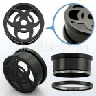 ftsha dilatacion tunel tornillo acero pvd negro frente al por mayor