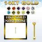 gbzsm1b piercing nariz oro 14 kts zirconia redonda 1 5mm venta