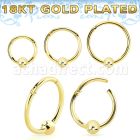 gpsegh18b3 18k gold plated silver hinged segment ring 18g