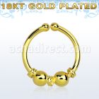 gpsep12l anillo septum falso plata 925 oro 18 kts 1mm bolas tres alambres 12mm distribuidor