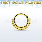 gpspv16 aro continuo piercing septum plata oro 18 kts con cuentas inferior distribuidor