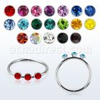 hma9 aro continuo plata 925 tres cristal 1 5mm 10mm distribuidor