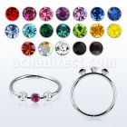 hma9x aro continuo plata 925 cristal 1 5mm centro cristal 1 5mm 10mm venta