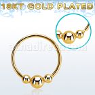 hr28rg aros nariz continuos plata 925 oro 18 kts 0 6mm bola fija 3mm entre bolas 2mm 10mm venta