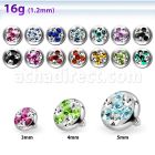 iafrd microdermal 5mm acero 316l multi cristal ferido tri estrella rosca interna base microdermal 2mm 2 5mm al por mayor