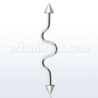 inacn5 barbell industrial zig zag acero 316l conos 5mm venta