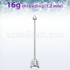 indsaw barbell industrial acero quirurgico cono 4mm final flecha distribuidor mayorista