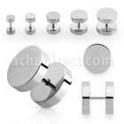 iprd plug falso acero quirurguco brillo espejo anillos goma venta