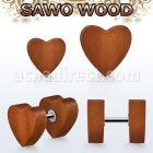 ipswht plug falso madera sawo corazon acero 316l distribuidor
