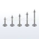 lbcn25 labret acero quirurgico cono 2 5mm distribuidor