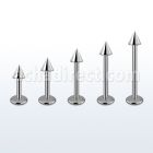 lbcn3 labret acero quirurgico cono 3mm venta