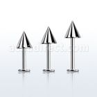 lbcn5s labret acero quirurgico cono 5mm distribuidor