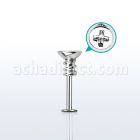 lbescw2 labret acero quirurgico tornillo estrella distribuidor