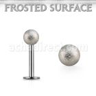 lbfo3 labret acero 316l bola acero esmerilado 3mm distribuidor mayorista