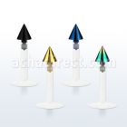 lbitcn labret bio flexible cono acero anodizado 3mm presion distribuidor