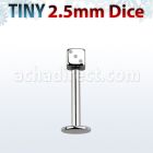 lbsdi25 labret acero quirurgico dado 2 5mm venta