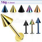 lbtcn5s labret acero quirurgico anodizado cono 5mm distribuidor