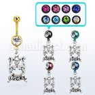 mdk572 piercing ombligo acero quirurgico pvd bola lisa 5mm bola 8mm joya herradura cartel lucky 10mm mayorista