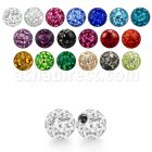 mfr4 bola multi cristal 4mm rosca al por mayor