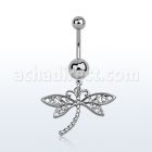 msd566 piercing ombligo acero quirurgico bola acero liso 5 8mm libelula 10mm distribuidor