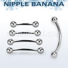 npbnb5 piercing pezon acero quirurgico bolas 5mm 12mm 22mm mayorista