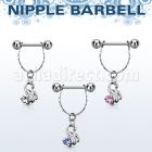 npdl24 banana pezon acero quirurgico bolas 5mm conectadas cisne redonda zirconia distribuidor