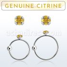 nrge6 aro nariz plata 925 0 6mm bola citrino 2mm distribuidor