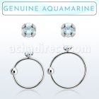 nrge8 aro nariz plata 925 0 6mm bola aguamarina 2mm distribuidor mayorista