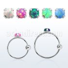 nrpo2 aro nariz plata 925 0 6mm bola cierre opalo redondo 2mm distribuidor mayorista