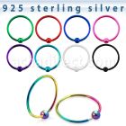 ns07bl aro nariz plata esterlina colores 0 6mm bola 12mm 1 pieza distribuidor