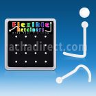 nscrtx16 caja 16 retainers piercing nariz l bio flexible transparente bola 2mm venta