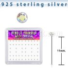 nyrdbxab silver bend it yourself nose studs 22g 52