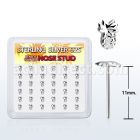 nyvpa36 caja display 36 piercing nariz doblar tu mismo plata 925 0 6mm pina al por mayor