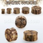 pba dilatacion plug doble flare madera batik al por mayor