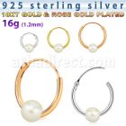 phop par pendientes aro plata esterlina 925 lisa bola pera 4mm distribuidor